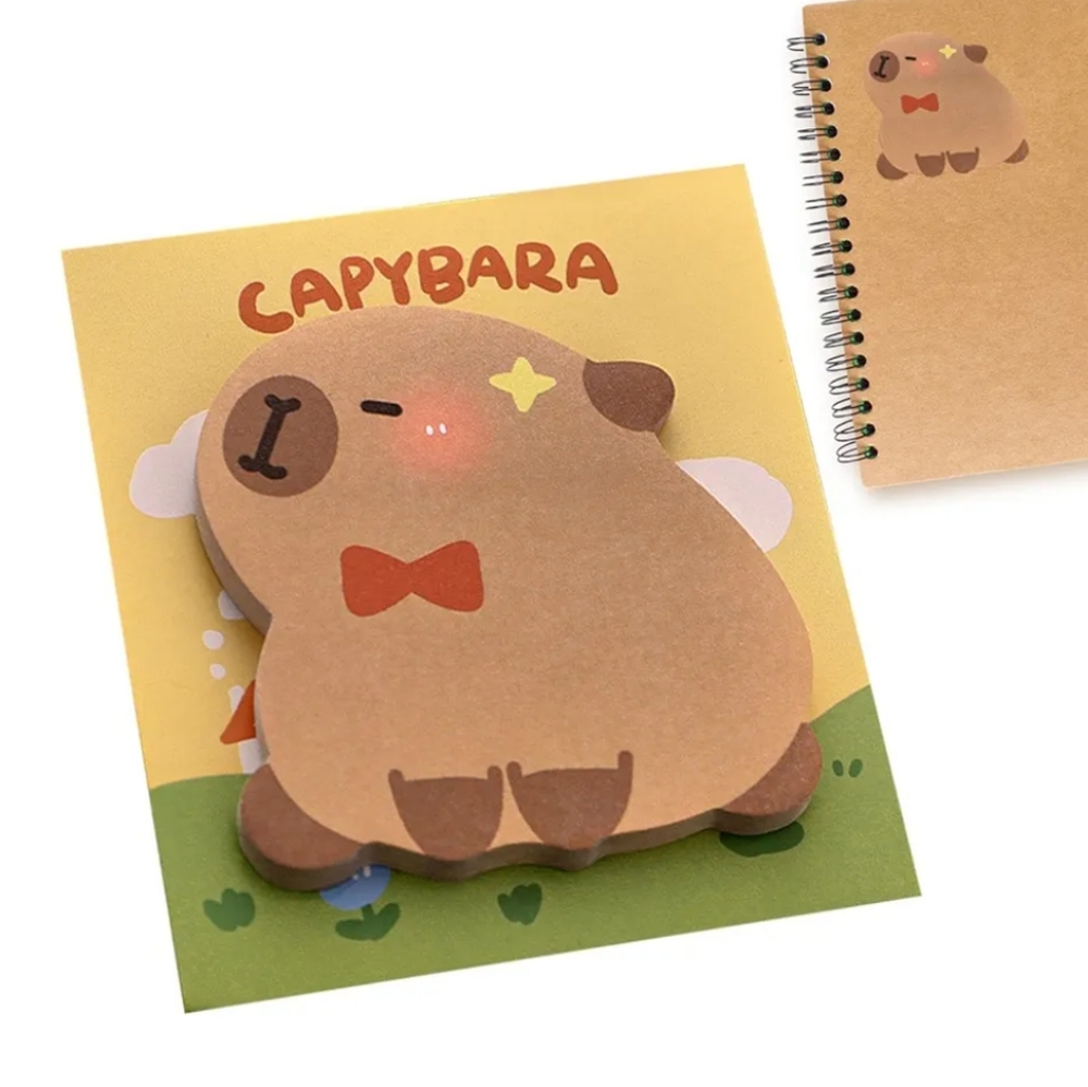 2/$10 Capybara Brown Notepad Set Style 4